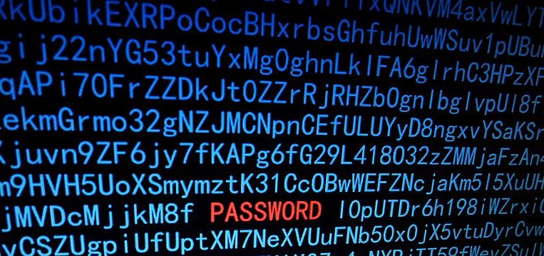 Hacking password illustration